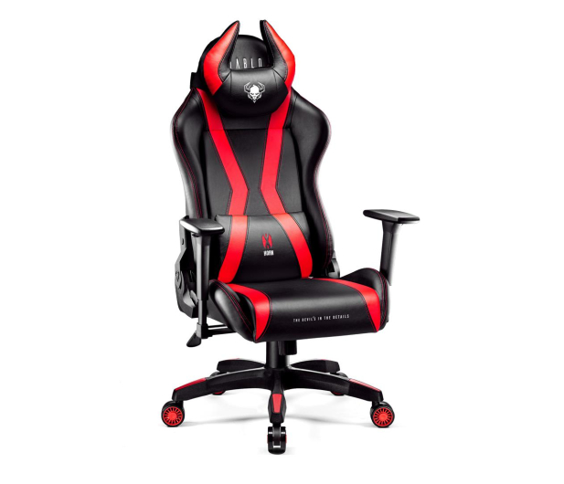 DIABLO Chairs X-Horn 2.0 Normal Size czarno-czerwony - 1192260 - zdjęcie